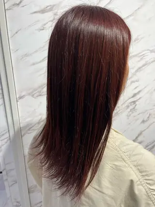 セミロング 西野 蓮のヘアスタイル