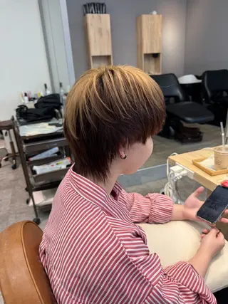 ショート カラー オスズ 🎀´-のヘアスタイル