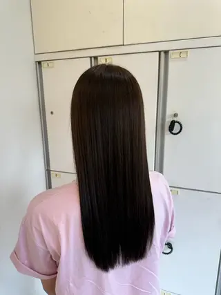 ロング ブリーチなしwカラー /艶カラー/oukaのヘアスタイル