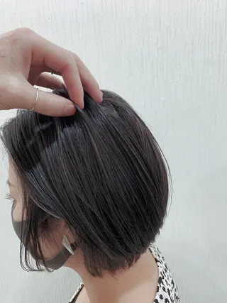 ショート カラー レイヤーカットモデル 募集/藤原一真のヘアスタイル