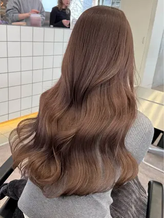 ロング カラー 森 菜摘のヘアスタイル
