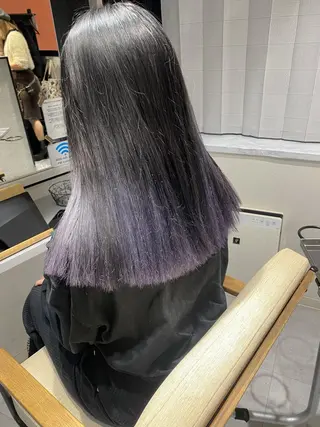 ロング デザイン🥇複雑履歴 ハイトーン特化のヘアスタイル