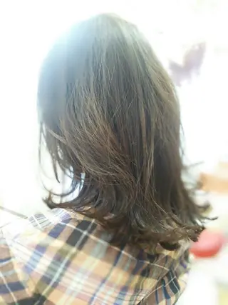 セミロング 小澤 充のヘアスタイル
