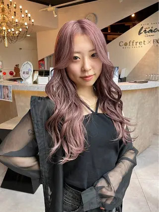 ロング 💎艶カラー+美髪 +髪質改善💎のヘアスタイル