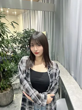 ミディアム カラー 美髪特化✨ 伊織✨縮毛矯正✨のヘアスタイル