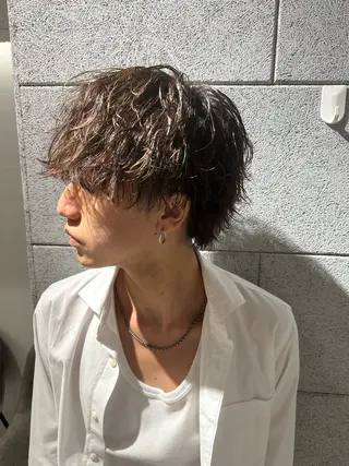 パーマ メンズ TELA HAIR 副代表RIKUのヘアスタイル