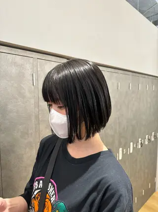 ミディアム カラー 中尾 碧斗のヘアスタイル