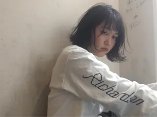 ミディアム ショート✨顔まわり マツモト ショウゴのヘアスタイル