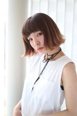ショート ミディアム セミロング ロング カラー パーマ ヘアアレンジ キッズ ネイル まつエク アンブレラカラー💫 フェイスフレーミングのヘアスタイル