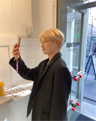 メンズ 韓国ヘア×レイヤー カット/上田丈也のヘアスタイル