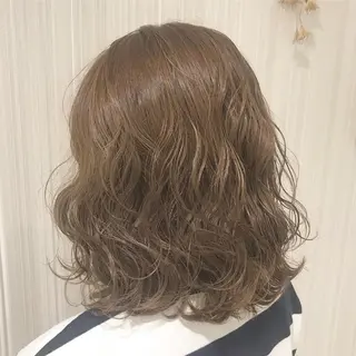 ミディアム ⟡.·韓国ヘア*.゚ 室岡 咲希のヘアスタイル