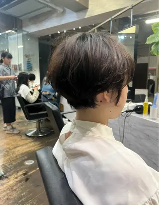 ショート パーマ 松井美樹/似合わせ ガーリー・韓国のヘアスタイル