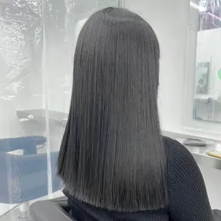 ロング カラー 縮毛矯正🤍 盛れるボブ/ひかりのヘアスタイル