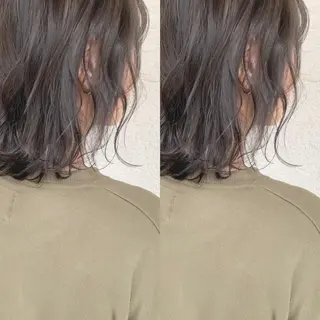 ミディアム カラー 艶髪・酸性ストレート フリツのヘアスタイル