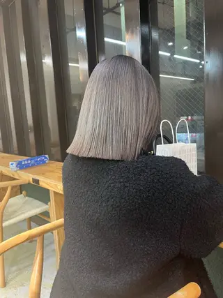 カラー 💖艶ハイトーン髪質 改善💖ケンシンのヘアスタイル