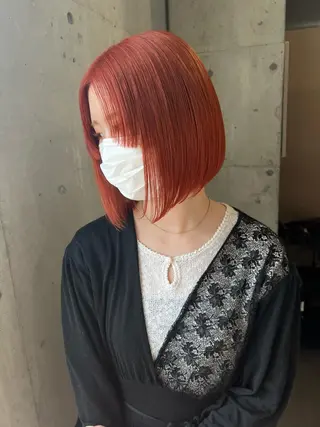 ショート カラー lani ブリーチ /ダブルカラーのヘアスタイル