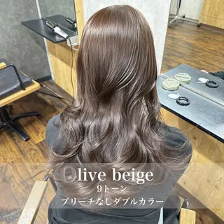 ロング グレー/ベージュ /髪質改善 れいとのヘアスタイル