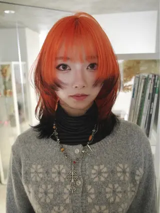 カラー 原宿ハイトーン ᕷ*.°/aimuのヘアスタイル