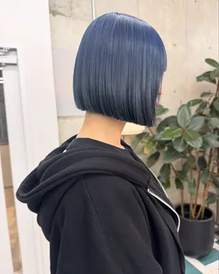 カラー RIN🎀レイヤー/ ボブ/オリーブカラーのヘアスタイル