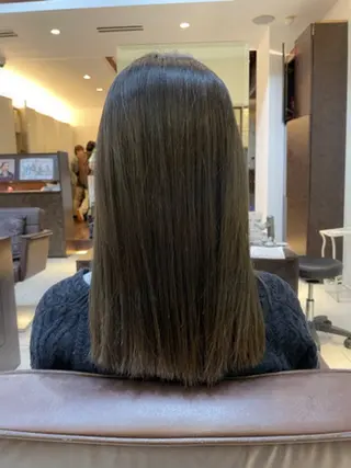 セミロング 似合わせまつパ× 透け感カラー/ゆりのマツエク・マツパデザイン