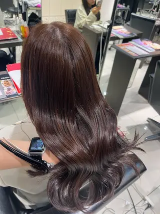 ロング 髪質改善/透明感カラ ー/レイヤー/あやはのヘアスタイル