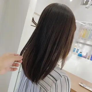 セミロング 髪質改善特化 安東駿介のヘアスタイル