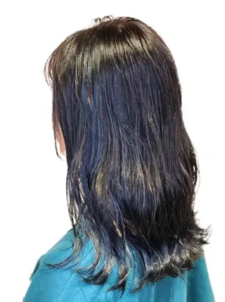 セミロング カラー ケアブリーチ /髪質 改善/古橋圭史郎のヘアスタイル