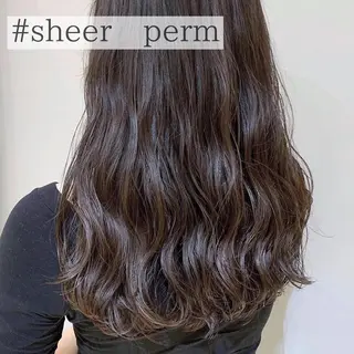 セミロング カラー パーマ ヘアアレンジ メンズ 松田 亮葉のヘアスタイル