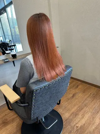 ロング カラー 鵜飼 真伍のヘアスタイル