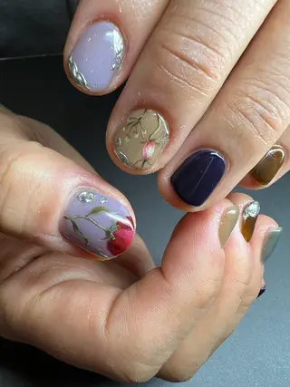 ネイル 種爪 たねつめのネイルデザイン