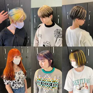 カラー 水戸/ブリーチカラー ♠️♠️會澤遼真のヘアスタイル