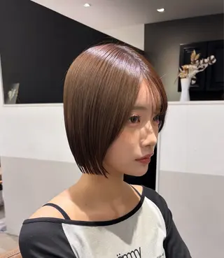 ショート 🥇赤み消しカラー／ 髪質改善の匠🥇のヘアスタイル