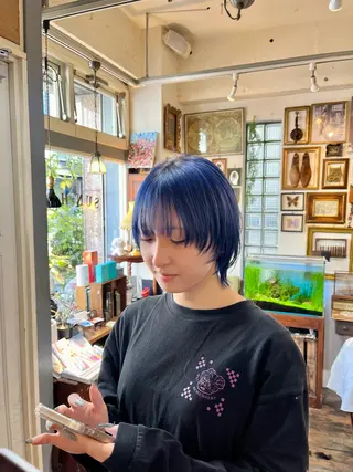 ショート カラー トレンドパーマ☝️ 🌱ショート/緒方椋のヘアスタイル