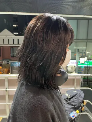カラー カットパーマ 🌀あさみのヘアスタイル