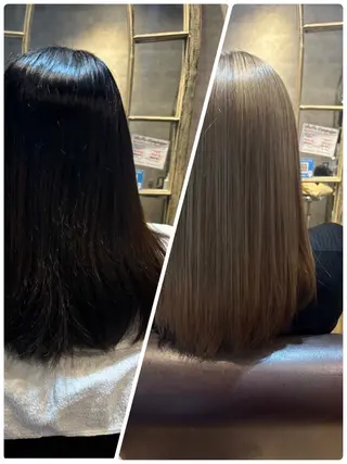 ロング カラー 松本|似合わせ眉 ×まつげパーマ×ヘアの眉毛・アイブロウイメージ