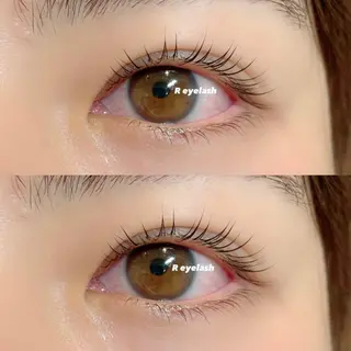 ショート カラー パーマ ヘアアレンジ メンズ キッズ ネイル マツエク・マツパ アイブロウ 𝑹 eyelashのマツエク・マツパデザイン