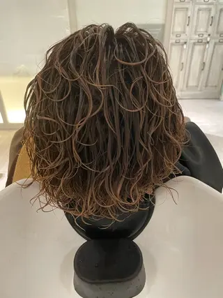 パーマ 登 愛のヘアスタイル