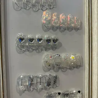 ネイル パラあり！フィルイン 美フォルムのネイルデザイン
