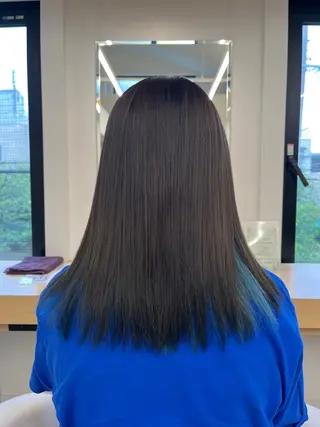 ロング 石川 哲のヘアスタイル