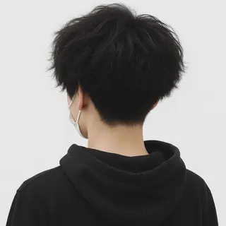 ショート パーマ メンズ 古沢 みづきのヘアスタイル