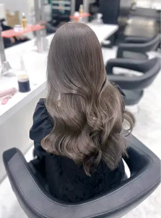 ロング カラー ヘアアレンジ ハッシュカット/レイ ヤーカットArataのヘアスタイル