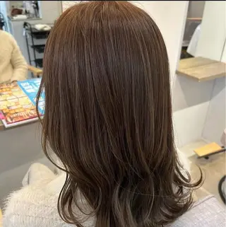 ミディアム 特化✨透明感カラー 白髪染め✨住田緋菜のヘアスタイル