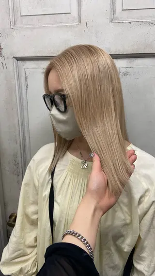 セミロング 🦭☪️Azumi 縮毛矯正☪️🦭のヘアスタイル