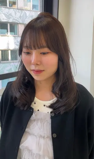 ロング ♡ナチュラルガーリー ♡ベージュ♡RINAのヘアスタイル