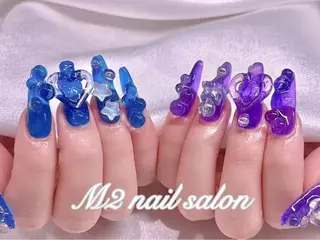 ネイル 長さだし専門店 M2　rikaのネイルデザイン