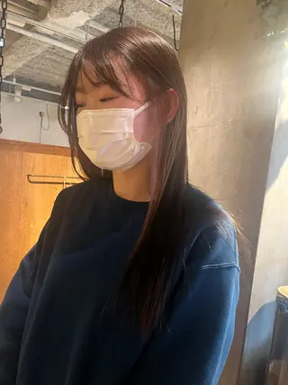 ロング カラー 韓国好き🇰🇷 美容師MIKUのヘアスタイル