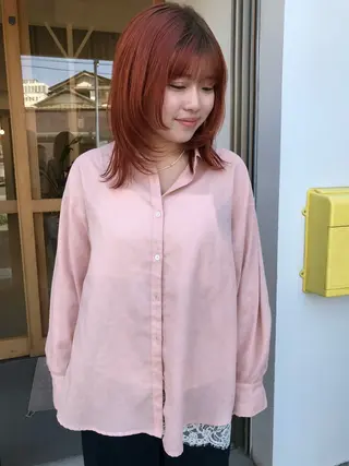 ミディアム 【HI / YA】 ｓｕｚｕのヘアスタイル