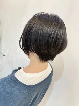 ショート 極艶透明感カラー🐰 髪質改善/出雲つぐみのヘアスタイル