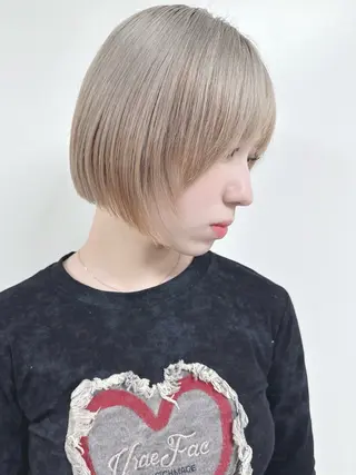 ミディアム ボブ/ゆるふわ ボブパーマ/とういのヘアスタイル