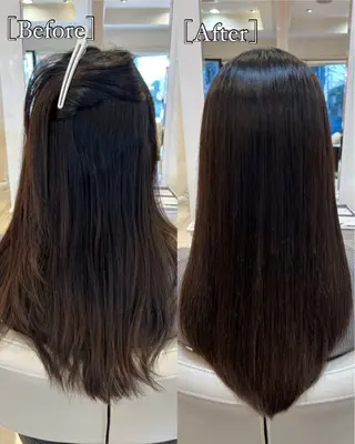 ロング 高橋 佑のヘアスタイル